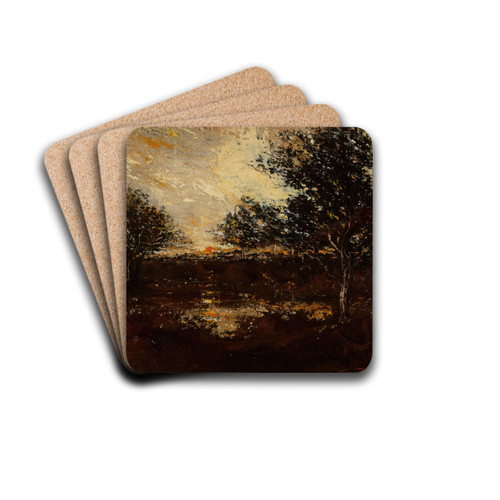 Reflections by Ralph Albert Blakelock Drink Coasters - set of 4