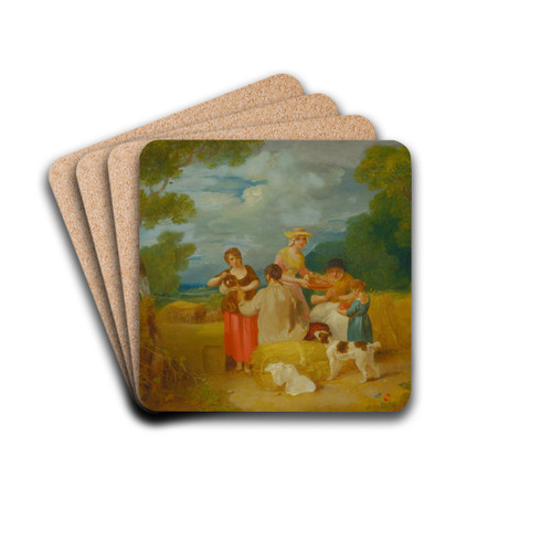 Noon by Francis Wheatley Drink Coasters - set of 4