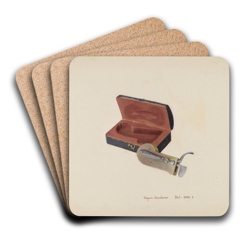Lancet and Case by Regina Henderer Art Drink Coaster set