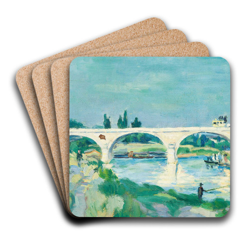 Le Pont De Charenton, Ile De France by Armand Guillaumin Art Drink Coaster set