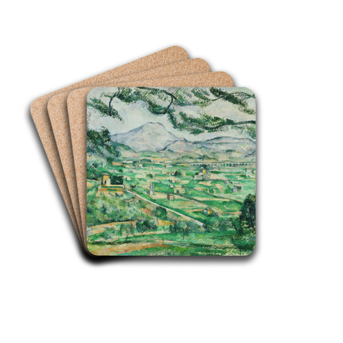 Mont Sainte-Victoire 2 by Paul Czanne Drink Coasters - set of 4