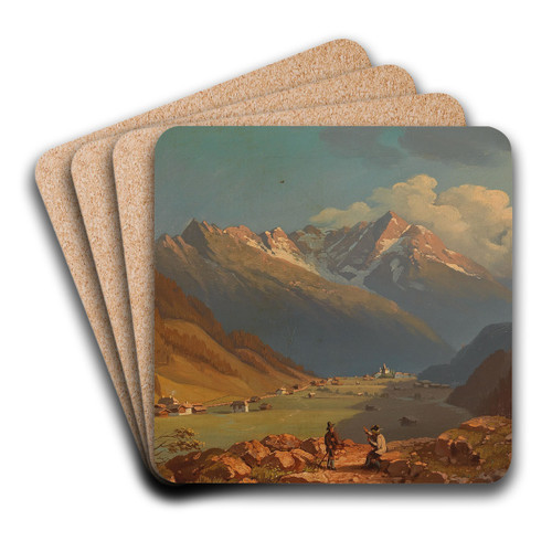 Bckstein bei Bad Gastein by Josef Mayr Art Drink Coaster set
