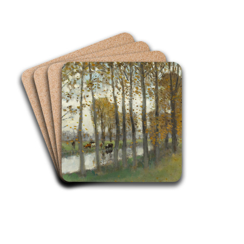 Scne de fort by Pierre-Eugne Montzin Drink Coasters - set of 4 Scne de fort by Pierre-Eugne Montzin Drink Coasters - set of 4