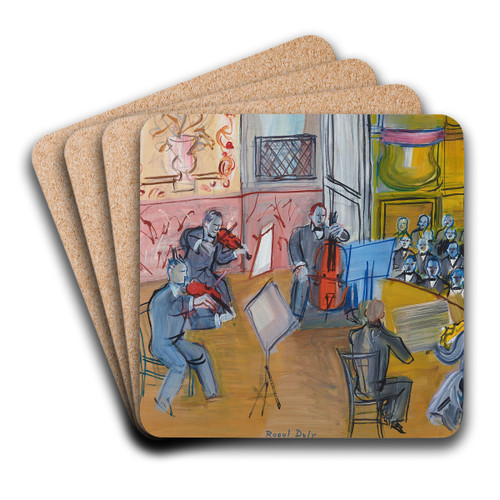 Le Quintette by Raoul Dufy Art Drink Coaster set