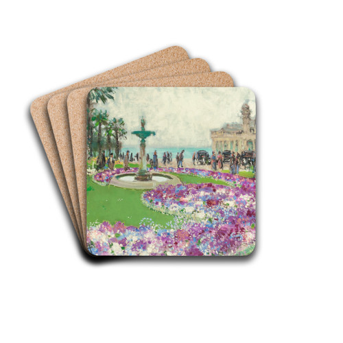 Le Casino by Pierre-Eugne Montzin Drink Coasters - set of 4 Le Casino by Pierre-Eugne Montzin Drink Coasters - set of 4