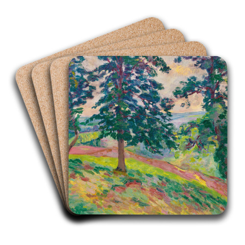 La valle de la creuse by Armand Guillaumin Art Drink Coaster set