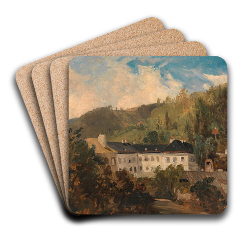 Motiv aus Neuwaldegg by Adalbert Stifter Art Drink Coaster set Motiv aus Neuwaldegg by Adalbert Stifter Art Drink Coaster set