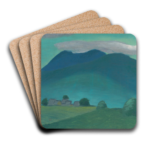Early Evening by Mikul Galanda Art Drink Coaster set Early Evening by Mikul Galanda Art Drink Coaster set