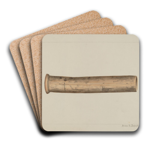 Earthenware Drain Tile by Annie B. Johnston Art Drink Coaster set Earthenware Drain Tile by Annie B. Johnston Art Drink Coaster set