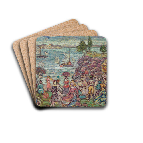 The Boat Race by Maurice Prendergast Drink Coasters - set of 4