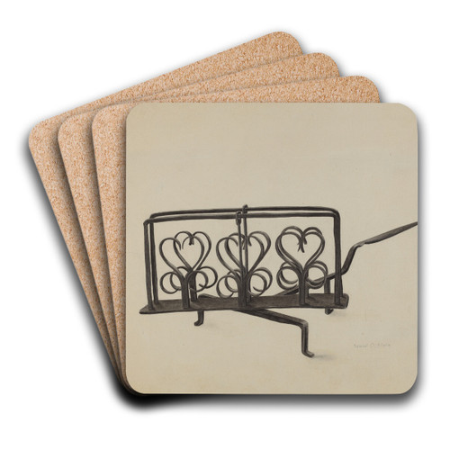 Toaster by Samuel O. Klein Art Drink Coaster set