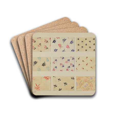 Printed Quilt Patches by Edith Magnette Drink Coasters - set of 4