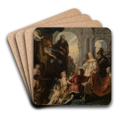 The Continence of Scipio Africanus by Theodoor van Thulden Art Drink Coaster set