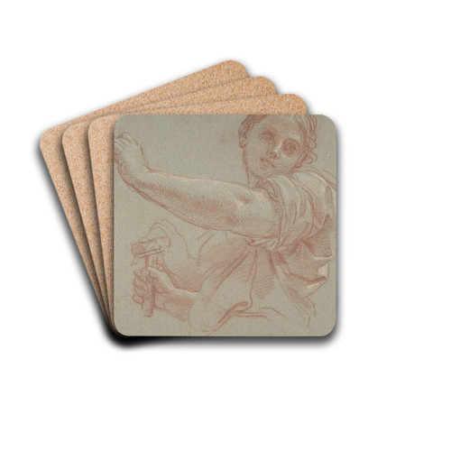 Jael Slaying Sisera by Carlo Maratti Drink Coasters - set of 4 Jael Slaying Sisera by Carlo Maratti Drink Coasters - set of 4