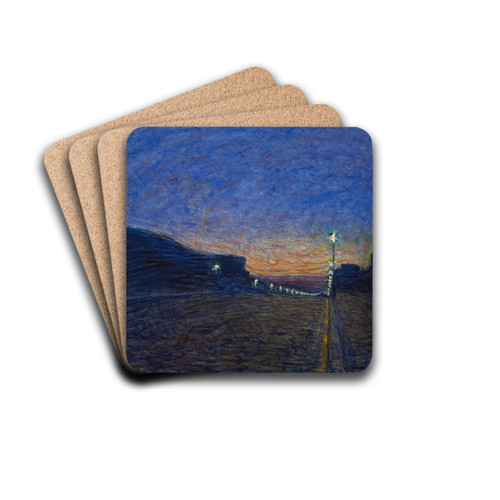 Hornsgatan by Eugne Jansson Drink Coasters - set of 4