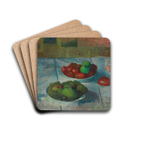 Still life with a profile of Mimi by Meijer Isac de Haan Drink Coasters - set of 4 Still life with a profile of Mimi by Meijer Isac de Haan Drink Coasters - set of 4