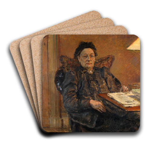 Madame Charles Dumercy by Lon-Eugne-Auguste Abry Art Drink Coaster set