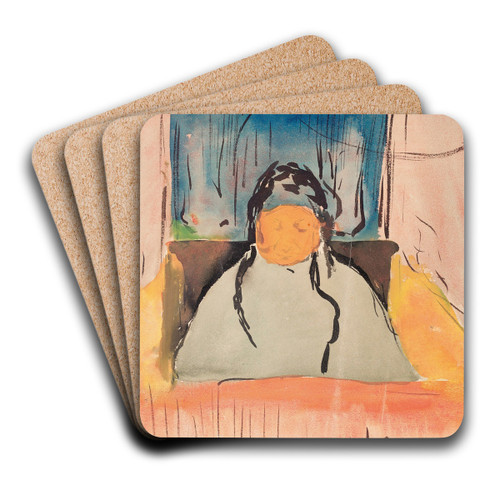 Grand-mre Michaud by douard Vuillard Art Drink Coaster set
