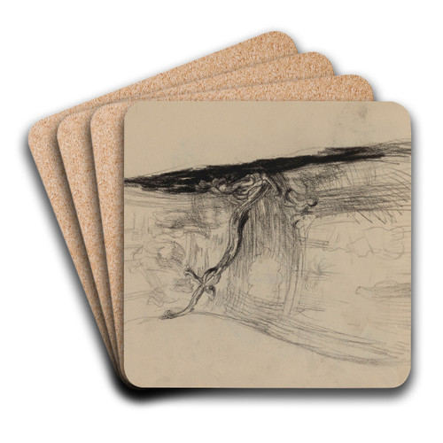 Vase by James Ensor Art Drink Coaster set
