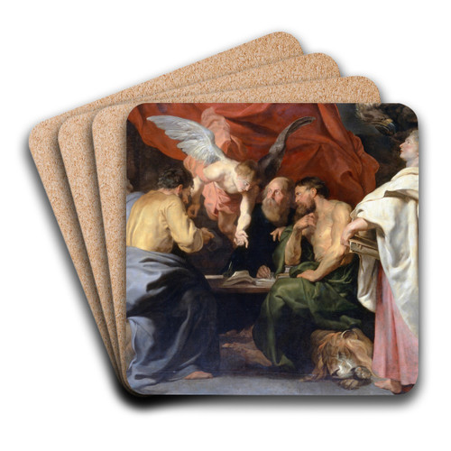 The four Evangelists by Peter Paul Rubens Art Drink Coaster set