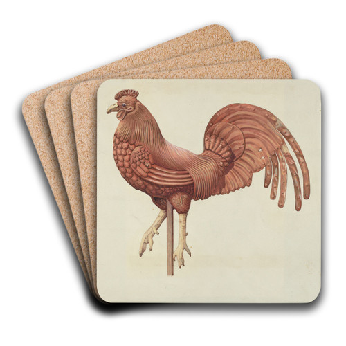 Weather Vane by Robert Pohle Art Drink Coaster set