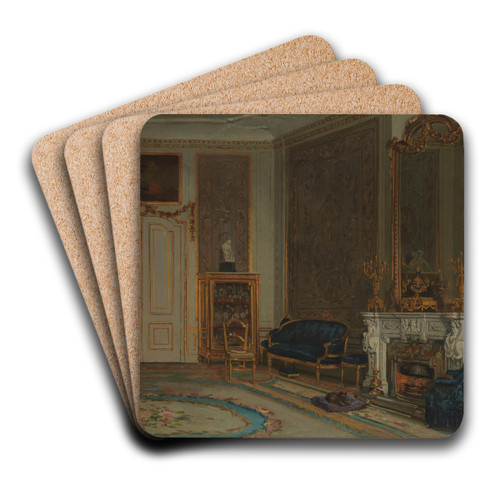 The hall in the house A. Willet-Holthuysen, Herengracht 605 by Willem Steelink Jr. Art Drink Coaster set