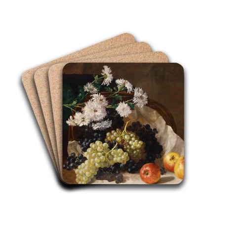 Ein herbstliches Stillleben by Hans Temple Drink Coasters - set of 4