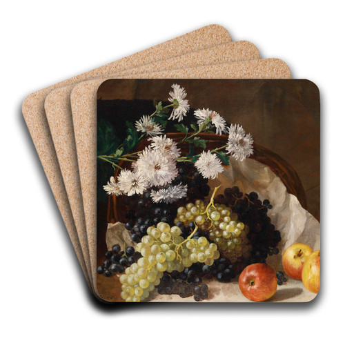 Ein herbstliches Stillleben by Hans Temple Art Drink Coaster set
