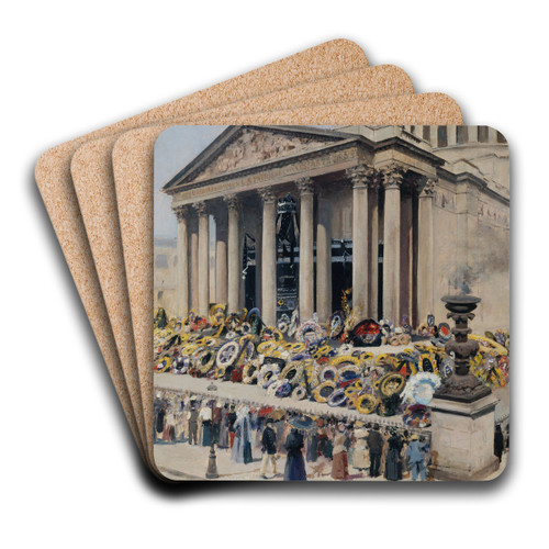 Les Funrailles de Victor Hugo, 31 mai et 1er juin 1885 by Jean-Paul Sinibaldi Art Drink Coaster set