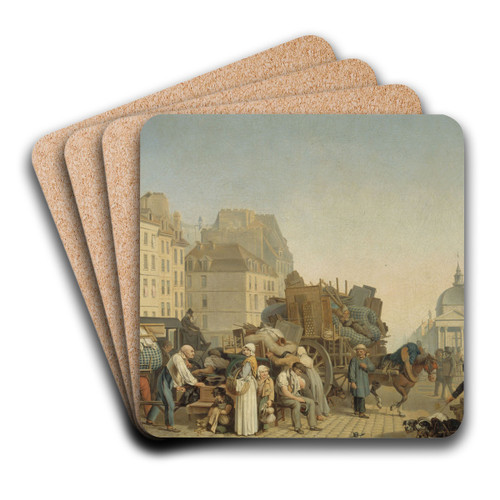 Les Dmnagements by Louis Lopold Boilly Art Drink Coaster set