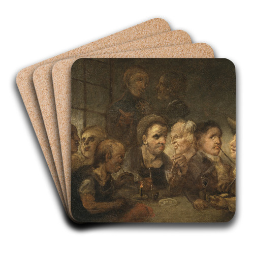 A Club by Elias Martin Art Drink Coaster set