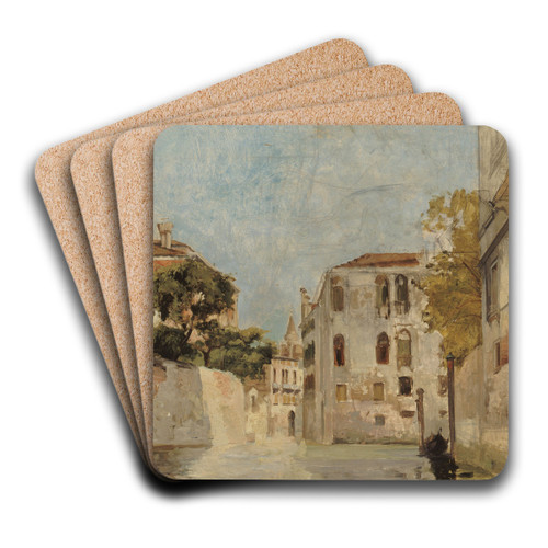 Vue de Venise by Ary-Arnold Scheffer Art Drink Coaster set Vue de Venise by Ary-Arnold Scheffer Art Drink Coaster set