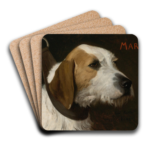 Marengo by Jean-Lon Grme Art Drink Coaster set