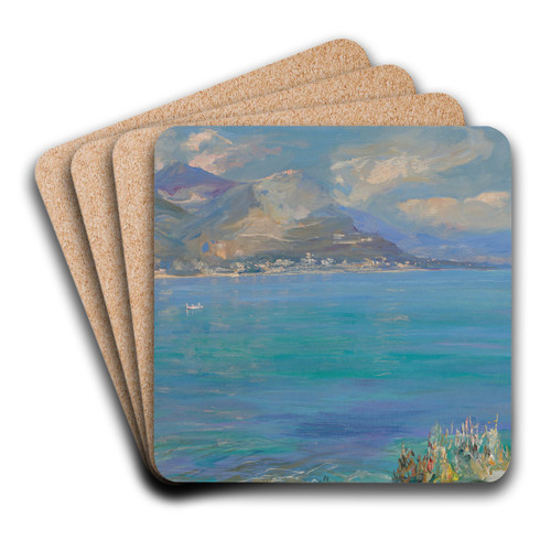 Beaulieu by Sir John Lavery Art Drink Coaster set Beaulieu by Sir John Lavery Art Drink Coaster set