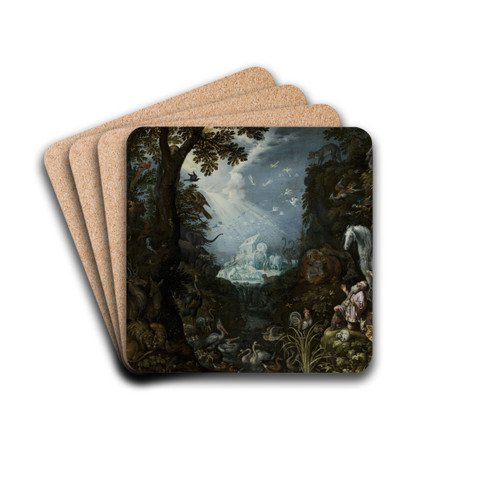 Noah's Ark by Roelant Savery Drink Coasters - set of 4
