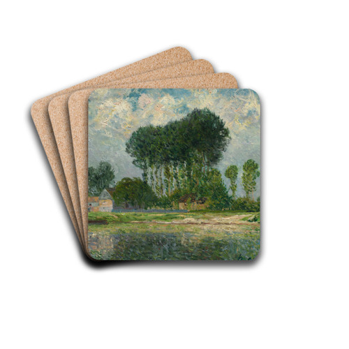 The River by Maxime Maufra Drink Coasters - set of 4