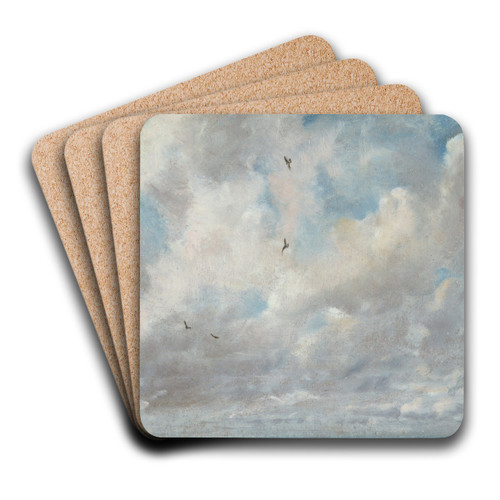Cloud Study by John Constable Art Drink Coaster set