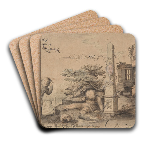 Allegory of the Transience of Life by Christian Richter Art Drink Coaster set
