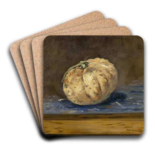 The Melon by douard Manet Art Drink Coaster set