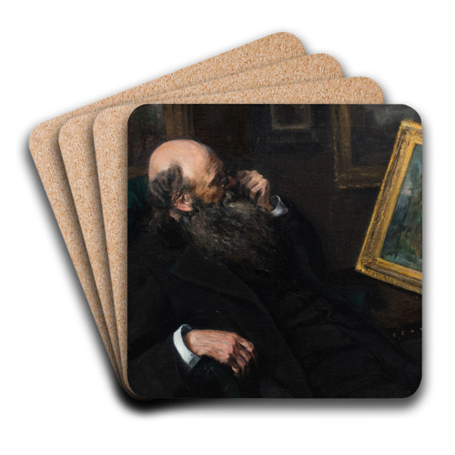 The art connoisseur by Pericles Pantazis Art Drink Coaster set