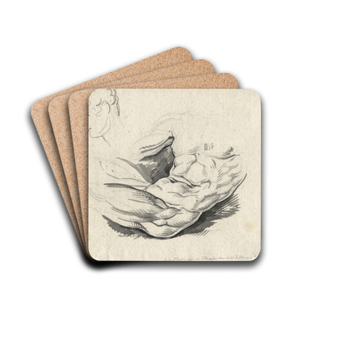 Torso by David Humbert de Superville Drink Coasters - set of 4