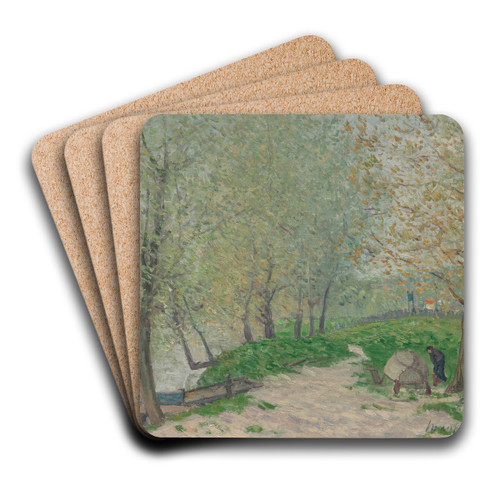 Printemps - Champigny-sur-Marne by Maxime Maufra Art Drink Coaster set