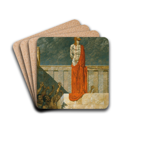 Ans Kreuz mit ihm! by Alexander Rothaug Drink Coasters - set of 4