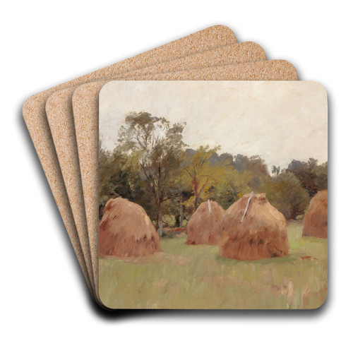 Haystacks by Hamilton Hamilton Art Drink Coaster set Haystacks by Hamilton Hamilton Art Drink Coaster set