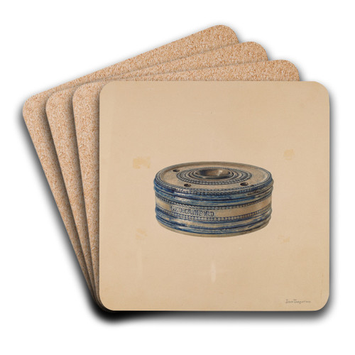 Inkwell by John Tarantino Art Drink Coaster set