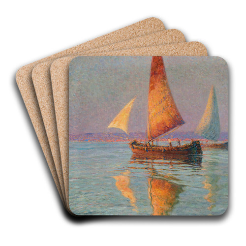 Calma by Ugo Flumiani Art Drink Coaster set
