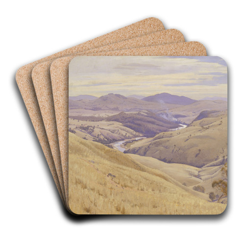 Weetangera, Canberra by Elioth Gruner Art Drink Coaster set