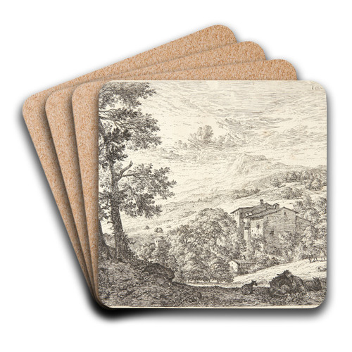 sel mellem to fr by Karel Dujardin Art Drink Coaster set