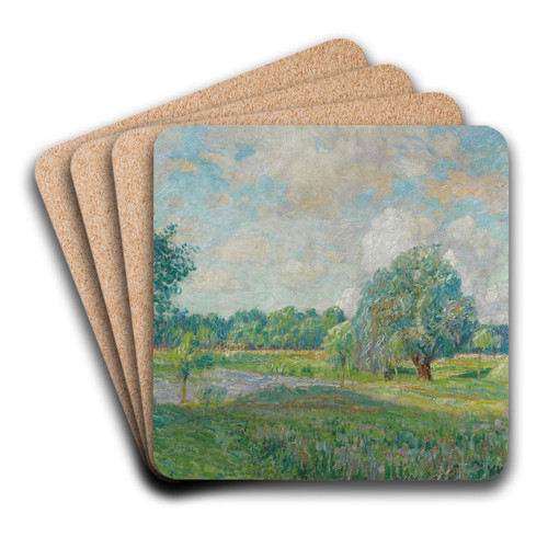 Le Saule by Emile Claus Art Drink Coaster set