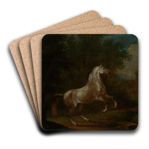Steigender Schimmel by Johann Georg Pforr Art Drink Coaster set